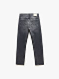 Normal Bel Pamuklu Straight Fit Jean Pantolon - Mark Jean