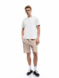 Cep Detaylı Bermuda Beli Bağcıklı Şort