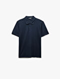 Regular Fit Kısa Kollu Pamuklu Polo Yaka Tişört