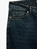 Cepli Normal Bel Pamuklu Slim Fit Jean Pantolon - Brad Jean