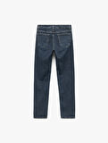 Normal Bel Pamuklu Slim Fit Jean Pantolon - Brad Jean