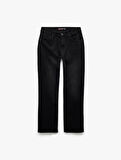 Normal Bel Pamuklu Straight Fit Jean Pantolon - Mark Jean
