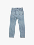 Pamuklu Normal Bel Straight Fit Jean Pantolon - Mark Jean