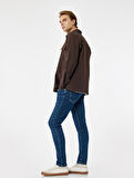 Normal Bel Pamuklu Skinny Fit Jean Pantolon - Michael Jean