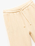 Beli lastikli Pamuklu Jakarlı Basic Triko Şort