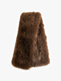 Suni Kürklü Uzun Atkı - Koton X Melis Ağazat