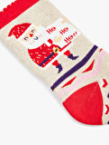 Havlu Yılbaşı Temalı Soket Çorap