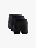 Pamuklu Basic 3'lü Boxer Seti