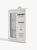 Pamuklu Basic 3'lü Boxer Seti
