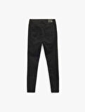 Yüksek Bel Pamuklu Skinny Jean Pantolon - Skinny Jeans