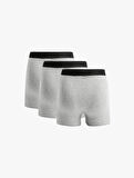 Basic Pamuklu 3'lü Boxer Seti