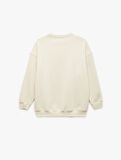 Şardonlu Uzun Kollu Bisiklet Yaka Oversize 2'li Sweatshirt Seti