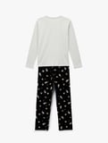 Pamuklu Baskılı Pijama Takımı