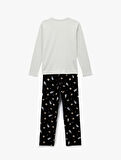 Pamuklu Baskılı Pijama Takımı