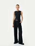 Slim Fit Kolsuz Bisiklet Yaka Bodysuit