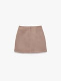 A Kesim Slim Fit Mini Kaşe Etek