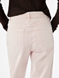 Kesik Paça Basic Denim Pantolon