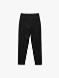 Yüksek Bel Slim Fit Cigarette Kumaş Pantolon