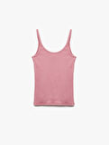 Pamuklu U Yaka Slim Fit Fitilli Atlet