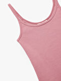 Pamuklu U Yaka Slim Fit Fitilli Atlet