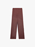 Bürümcük Kumaş Slim Fit Uzun Düz Paça Pantolon