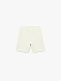 Pamuklu Cep Detayı Fitilli Bermuda Şort