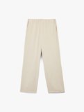 Aerobin Kumaş Straight Fit Düz Bol Paça Pantolon