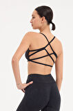 Glowfit Sporcu Sütyeni Askılı Sırt Detaylı Toparlayıcı Büstiyer Bra