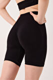Amara Spor Şort Yüksek Bel Esnek Şekillendirici ve Toparlayıcı Seamless Tayt Kısa Şort