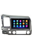 Araç Multimedya Cihazı - 2 32 / Qled 10 Inch Ekran -navigasyon -carplay - Honda Civic 08-11 Fd6 -vsr