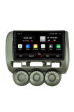 Multimedya Cihazı Uyumlu - 2 32 / Ips 9 Inch Ekran - Navigasyon - Carplay - Jazz - City 04-07 - Vsr