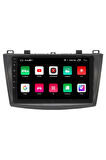 Araç Multimedya Cihazı - 2 32 / Ips 9 Inch Ekran - Navigasyon - Carplay - Mazda 3 2010 2015 Uyumlu