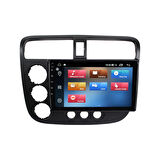 Honda V - Tech 2 - Araç Multimedya Ekran - 4GB 64GB - S - Black - 2001 - 2006 - 9 Inch - MYWAY - RED