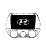 Hyundai i20 - Araç Multimedya Ekran - 4GB 64GB - Düz Analog - Silver - 2013 - 2014 - 9 Inch - MYWAY - RED