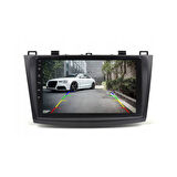 Mazda Mazda 3 - Araç Multimedya Ekran - 4GB 64GB - S - Black - 2010 - 2013 - 9 Inch - MYWAY - RED
