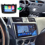 Mazda Mazda 3 - Araç Multimedya Ekran - 4GB 64GB - S - Black - 2010 - 2013 - 9 Inch - MYWAY - RED