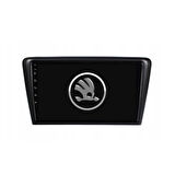 Skoda Rapid - Araç Multimedya Ekran - 4GB 64GB - S - Black - 2013 - 2018 - 9 Inch - MYWAY - RED
