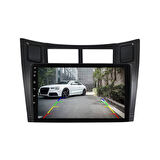 Toyota Yaris - Araç Multimedya Ekran - 4GB 64GB - S - Black - 2005 - 2012 - 9 Inch - MYWAY - RED