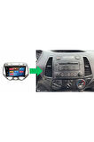 Hyundai i20 - Araç Multimedya Ekran - 2GB 32GB - Yuvarlak Analog - Silver - 2008 - 2012 - 9 Inch - H