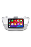 Hyundai Tucson - Araç Multimedya Ekran - 2GB 32GB - S - Silver - 2015 - 2017 - 9 Inch - HIGH SOUND -