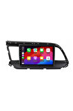 Hyundai Elantra - Araç Multimedya Ekran - 2GB 32GB - S - Black - 2019 - 2020 - 9 Inch - HIGH SOUND -