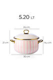 Blush Royale Emaye Derin Tencere 5.20 Lt | 24 cm