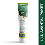 OXİ NATURAL BİTKİ İÇERİKLİ MİNERALLİ DİŞ MACUNU 75 ML. (4'LÜ PAKET)