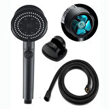 Mucit Home   Turbo 5 Fonksiyonlu Pervaneli Mafsallı Duş Seti - Ayarlanabilir Duş Başlığı