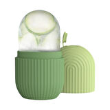 Mucit Home   Silikon Buz Küpü Yüz Masaj Aleti, Cilt Bakımı için Soğuk Terapi Aracı,