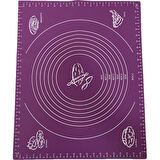 Mucit Home   Silikon Hamur Açma Matı Büyük Boy Mor Renk