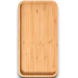 Mucit Home Bambu Dikdörtgen Sunum Ve Servis Tepsisi - Ahşap Tepsi - Yağdanlık Altlığı 1 Adet