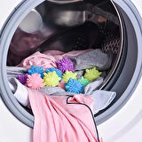 Mucit Home 5 Adet Çamaşır Makine Topu Lekelere Karşı Koruma, Karışıklık Önleme, Düğüm Önleyici