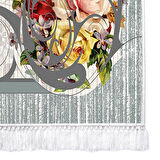 Dekoreko İnci Halı Dijital Saçaklı 9169 Desen 2