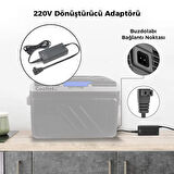 Coolist CLTACDC Kompresörlü Araç Buzdolapları İçin 220Volt/12Volt 6,0Ah Dönüştürücü Adaptör